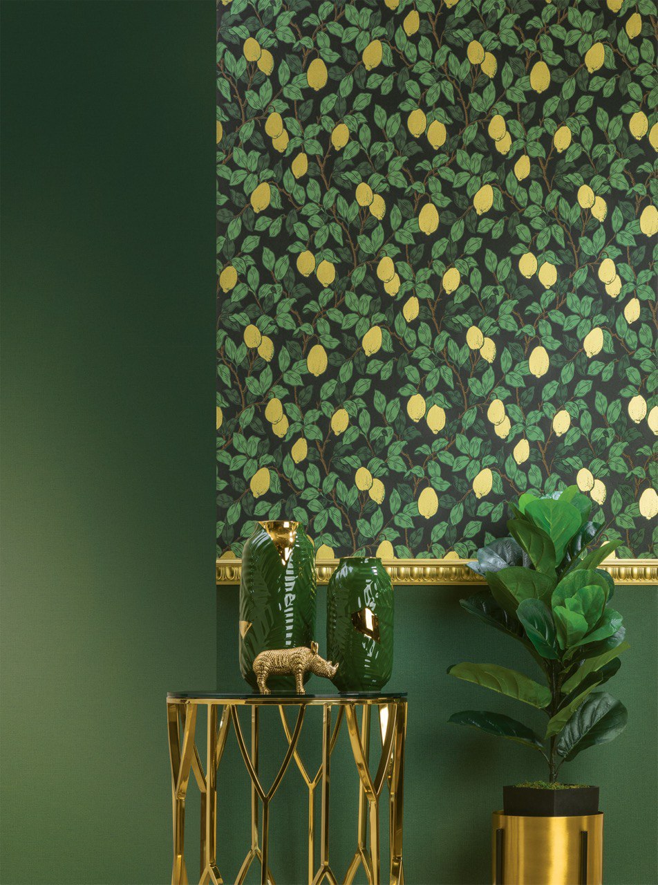 Обои Loymina Equator Citron QTR3 011 10,05×1 фото в интерьере